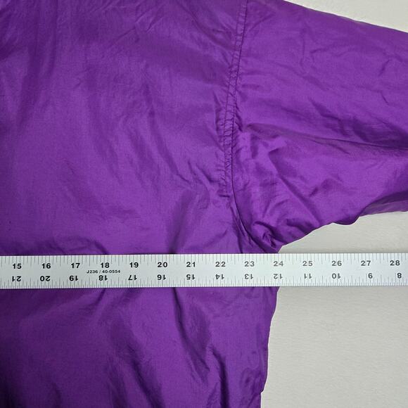 Vintage Columbia Coat Womens Medium Purple Nylon Ski Jacket 0718 - Picture 8 of 10